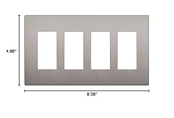 LIDER Brushed Finish Decorator Switch