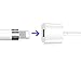 Bebetter Extension Cable (White, 6.6FT/2M) Extender Dock Cable Pass Video, Data, Audio