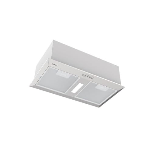CATA GCB 55 X – Hotte de cuisine groupe filtrant 55 cm, inox, 3 vitesses, 371 m³/h, LED compacte, filtre metallique, installation evacuation ou recyclage