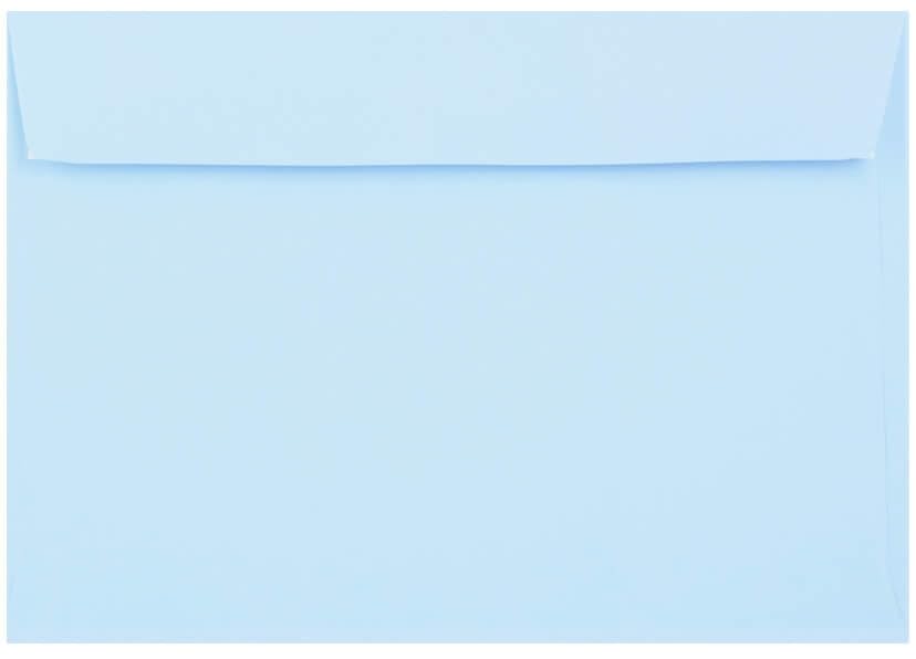 C5 (162x229mm) Coloured Envelopes Perfect for A5 Christmas Cards, Greeting Cards, Wedding Invitations, Crafts and Many More - Pack of 100 envelopes (Light Blue Peel & Seal)
