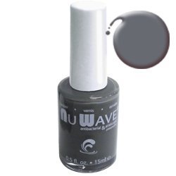 Nu Wave Nail Polish, Antifungal, Shiny Gray, NW-A18L, .5 Fl. Oz., Each