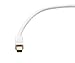 BlueRigger Mini DisplayPort (Mini DP | mDP) to DVI Female Adapter Cable (0.15M) - Thunderbolt | Thunderbolt 2 Port Compatible