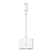Belkin 3.5 mm Audio + Charge RockStar Headphone Jack Adapter for iPhone X, iPhone 8, iPhone 8 Plus, iPhone 7 and iPhone 7 Plus (Renewed)