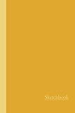 Sketchbook: Two Tone Yellow 6x9 - BLANK JOURNAL WITH NO LINES - Journal notebook with unlined pages by Premise Content