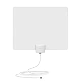 Mohu Leaf 30 Television Antenna, Indoor, 30 Mile Range, Original Paper-thin, Reversible, Paintable, 4K-Ready HDTV, 10 Foot Detachable Cable, Premium Materials for Performance, USA Made, MH-110598