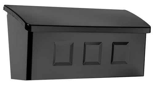 ARCHITECTURAL MAILBOXES 2689B-10 Wayland Wandhalterung, Schwarz, Small