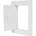 Wallo® 5 X 7-Inch Plastic Access Door, Reinforced Hinged Access Panel for Drywall Walls and Ceilings. Perfect for Providing Service Area for Plumbing/Wiring Applications and Electrical Access Panels