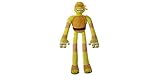 Stretchkins Michelangelo Teenage Mutant Ninja Turtle Life Size Plush Toy