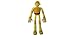 Stretchkins Michelangelo Teenage Mutant Ninja Turtle Life Size Plush Toy