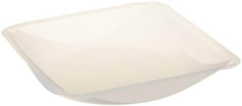 WB-158-100 Polystyrene Square Anti-Static Weighing Dish, Natural, 1-5/8" I.D. (Case of 100)