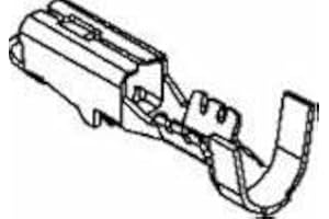 DELPHI CONNECTION SYSTEMS Automotive Connectors FMALE 280 SERIES TIN CBL RNG 3.12-2.03MM (5 pieces)