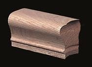 #7008 Red Oak 4โ Coped End Fits 6010 Traditional Rail