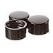 1/4 Dram AMBER Glass Vial - Screw Cap w/ Orifice Reducer - Pack of 24