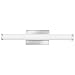 Lithonia Lighting FMVCSL 24IN MVOLT 30K 90CRI KR M6 LED Contemporary Dimmable Square Vanity Light, 3000K, 18 Watts, 2-Foot, Chrome
