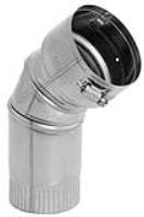 323707 7" x 45 Degree Adjustable Elbow 316Ti