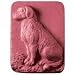 Milky Way Sitting Dog Soap Mold Tray - Melt and Pour - Cold Process - Clear PVC - Not Silicone - MW 95