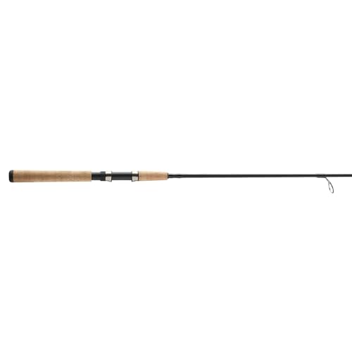 Shakespeare Micro 7\' Spinning Rod, 2-Piece Fishing Rod, Graphite Composite Blank, Light Rod Power, Comfortable Full Cork Handle