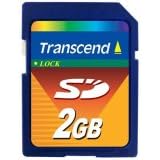 Transcend - Flash memory card - 2 GB - SD Memory Card
