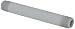 GF Piping Systems CPVC Pipe Fitting, Nipple, Schedule 80, Gray, 6" Length, 1/2" MPT primary
