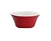 Rachael Ray Dinnerware Round and Square Collection 4-Piece Cereal Bowls Set, Red