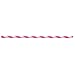 Carejoy® 1 Pack(25 pcs)Biodegradable Reusable Environmental Paper Striped Party Straws-Pink Stripe