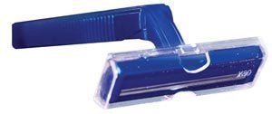 New World Imports RAZ144 Twin Blade Razor, Stainless Steel, 