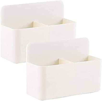 FakeFace 2Pcs Magnetic Marker Holder Marker Organiser Whiteboard Pen and Dry Eraser Holder Chalk Box Organizer Mount Tray Rack Removable Desk Tidy Organiser Pfor Whiteboards, Fridge, School Locker