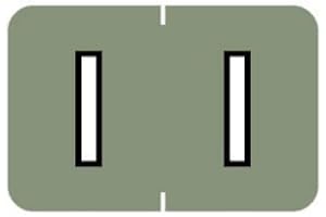 Tabbies Barkley ABKM Compatible 71620 Series Alpha Labels, Gray I, 1”H x 1-1/2”W Label Size, Filing Color Code System, 252 Labels Per Kit (71629)