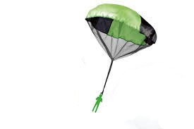 Curious Minds Busy Bags Parachute Paratrooper Guy - No Tangle - Throwing Toy for Kids - Outdoors - Thumbnail 2