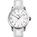 Tissot Womens PRC 200 White Leather Strap Sporty Watch