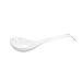 AS Fine White Porcelain Cooking & Serving Ladle - Excellent Quality