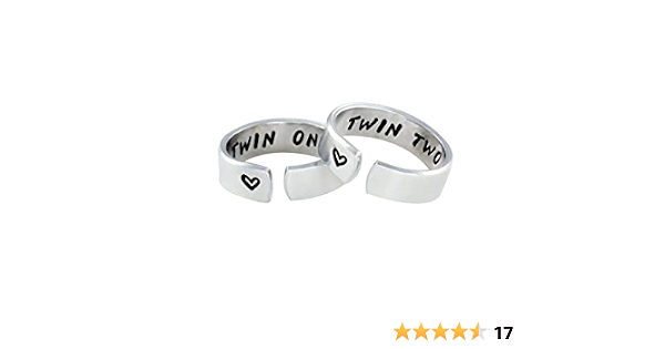 Twin Sisters Matching Pair Rings 