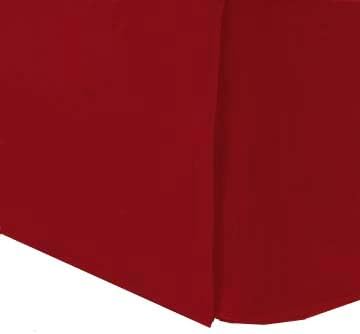 300TC Egyptian cotton quality KING Bed Skirt SOLID RED