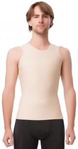 2nd Stage Compression Vest Tank No Zipper Abdominal and Chest Liposuction - SMALL 34-38 Beige