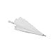 AoGV White Heart Shaped Wedding Parasol Umbrella for Bride, Engagement Photography and Photo Props