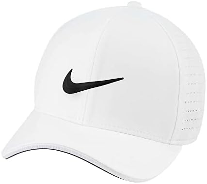 Nike Dri-Fit Aerobill Classic 99 Perforated Golf Dh1341 Cap, White