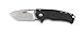 CRKT Batum EDC Folding Pocket Knife: Outdoor Everyday Carry, Satin Blade with Finger Choil, Thumb Slot Open, Frame Lock Stainless Handle, Reversible Pocket Clip 5453