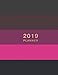 2019 Planner: Shades of Purple Hex Colors | Weekly Monthly View Calendar Organiser and Journal with by 