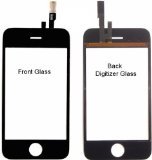 Replacement Apple Iphone 3gs Cracked Lcd Glass Digitizer Touch Surface Screen Cover Replacement Part + Tools + Guide ( Not for Iphone 3g )