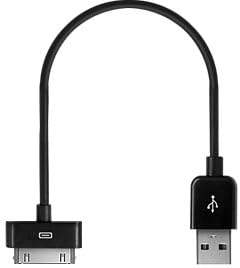 CableJive iStubz Sync and Charge Cable for iPod, iPhone, iPad (Black - 22cm); Short iPhone 4, 4S, 3 Cable to Charge and Sync Without Tangle. Convenient, Durable and Low Price Cable for Travel, Office, and Home use. High Quality Cable for Use with iPhone 4 4/S.