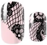 Lace it Up - 16 tips Nail Polish Stickers – DIY Salon like finish manicure at home by FAB Nails that fit all nails