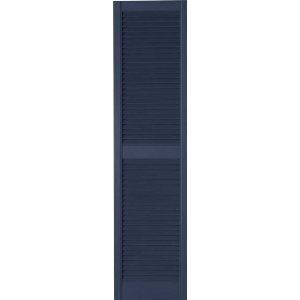 Richwood Dark Navy 15x59 Louver Shutter Pair