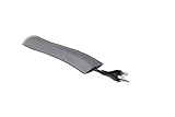 Wiremold CDG-5 Corduct Overfloor Cord Protector- Rubber Duct Floor Cord Cover, Gray (5 Feet)