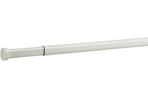 KENNEY MFG CO Kenney Manufacturing Company KN618 48" - 84" White Hansen Oval Spring Tension Rod
