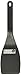 Matfer Bourgeat Exoglass® High Temperature Plain Pelton Spatula, Grey