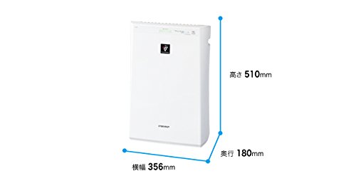 シャープ Sharp シャープ 空気清浄機 プラズマクラスター搭載 ホワイト Fu D30 W