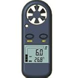 Handheld Anemometer Wind Speed Meter with Temperature Measurement, Lanyard & Carry Case
