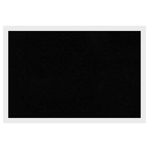 Amanti Art Black Cork Board for Wall, 13x19 Vision Board with White Wood Frame,…
