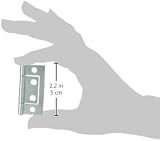 Merriway BH03826 50mm Flush Door Cupboard Hinge Pack of 2 Br Zinc Plated view 4