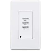 Leviton LVS-3W WH LV SW 3-BTN